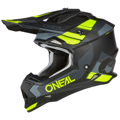 Κράνος μηχανής O'NEAL 2SERIES SLICK V.23 ΜΑΥΡΟ/ΓΚΡΙ